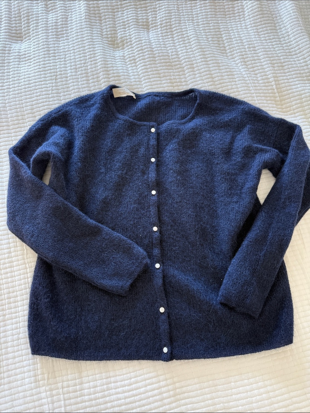 Sezane Navy gaspard Cardigan